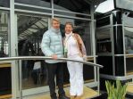 mit Mika Hkkinen bei der Formel 1